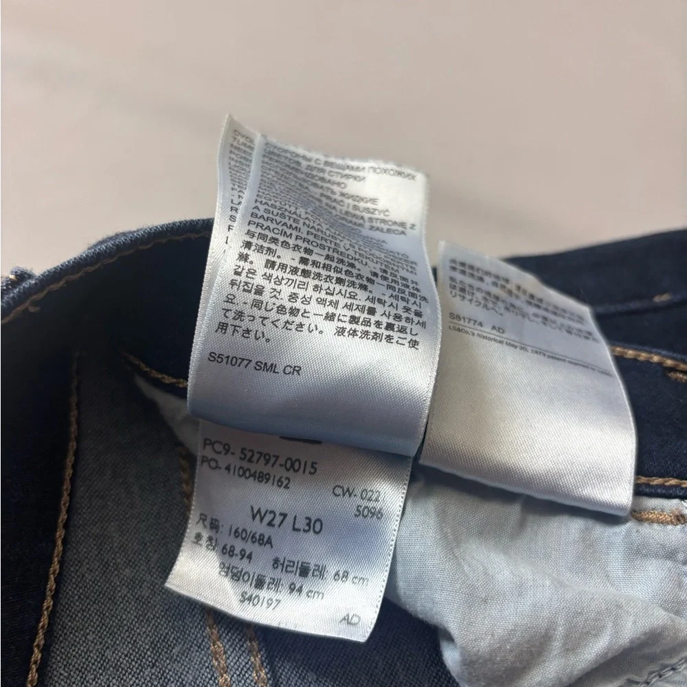 LEVIES 720 High Rise Super Skinny Size 27 - Picture 3 of 7